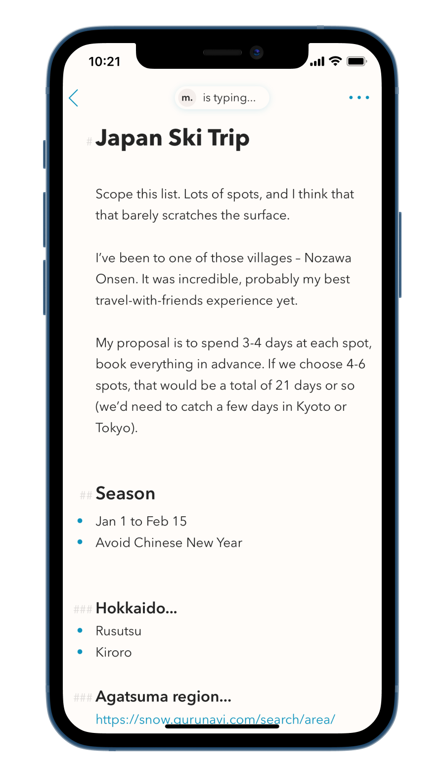 A note that describes the Note Lifetime feature